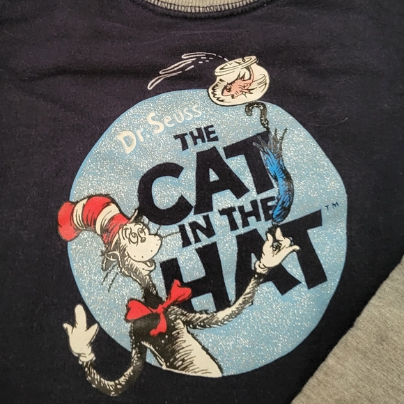 2003 CAT IN THE HAT Unisex Kids Dr. Seuss Official Movie Merchandise Shirt - Picture 3 of 6